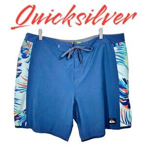 QUICKSILVER Highline Boardshorts Swim Trunks Blue Men's, Size 38